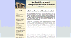 Desktop Screenshot of griechenland-geschichte.de